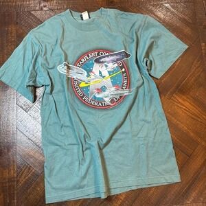 Vintage 1999 Star Trek USS Enterprise Double Sided Graphic T-Shirt XL